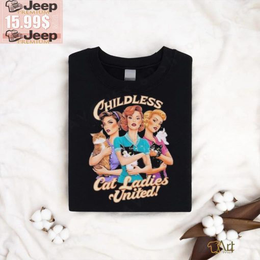 Official Kamala Harris Childless Cat Ladies United Shirt