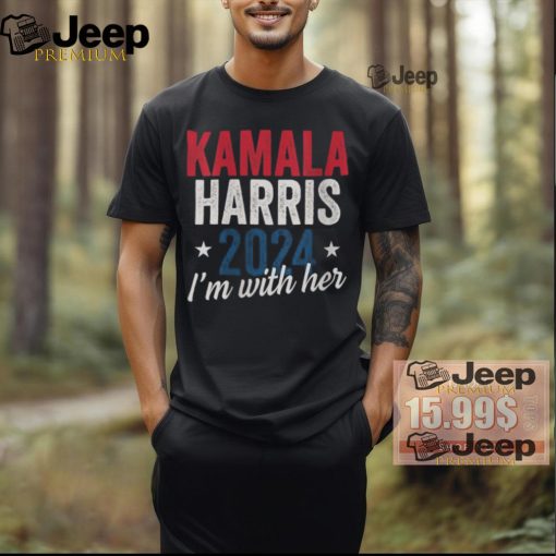 Official Kamala Harris I’m with her I’m with her America 2024 T shirt