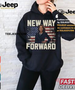 Official Kamala Harris New Way Forward American Flag Shirt