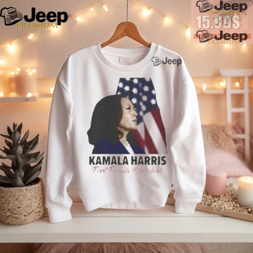 Official Kamala Harris first female president T shirt