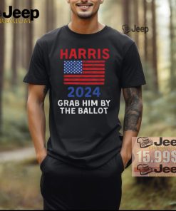 Official Kamala Harris for president 2024 grab him by the ballot T shirt