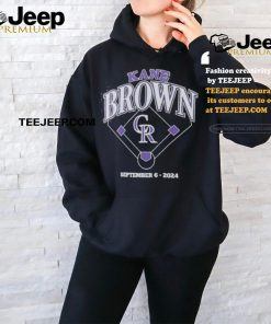 Official Kane Brown x Colorado Rockies September 6, 2024 Shirt