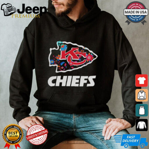 Official Kansas City Chiefs 2024 Dia De Los Muertos Pullover Shirt