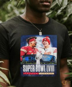 Official Kansas City Chiefs And San Francisco 49ers For The Super Bowl LVIII Is Set Classic T Shirt