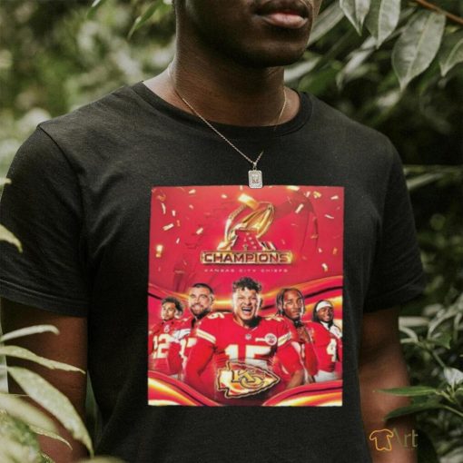 Official Kansas City Chiefs Back to Back AFC Champions Advanced 2024 Super Bowl LVIII Bound Classic T Shirt