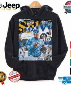 Official Kansas City Royals Salvador Perez has been named the 2024 Roberto Clemente Award Winner Poster t shirt