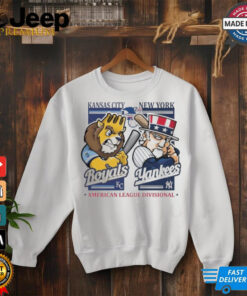 Official Kansas City Royals vs New York Yankees 2024 American League Division Mascot Matchup shirt