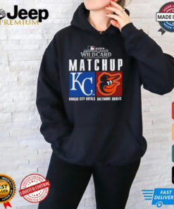 Official Kansas City Royals vs. Baltimore Orioles 2024 MLB AL Wild Card Matchup Shirt