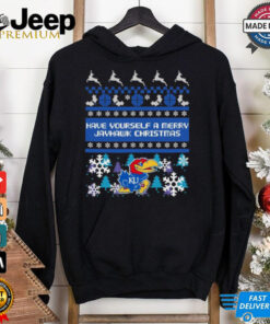 Official Kansas Jayhawk Have Yourself A Merry Jayhawk Christmas 2024 Shirt