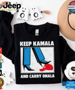 Official Keep Kamala and Carry On Ala Stepping On MAGA Hat T Shirt