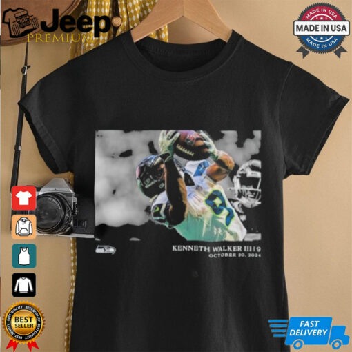 Official Kenneth Walker III Seattle Seahawks NFL Flash Features Week 7 T Shirt