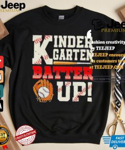 Official Kinder garten batter up baseball T shirt