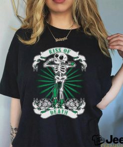 Official Kiss of death skeleton shirt