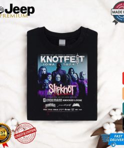 Official Knotfest Iowa 2024 Water Park Des Moines IA September Slipknot 25th Anniversary Celebrating The 1999 shirt