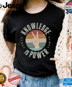 Official Knowledge Is Power Sunset Vintage T Shirt