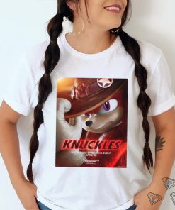 Official Knuckles New Poster Premieres April 26 2024 T shirt