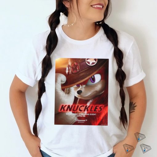 Official Knuckles New Poster Premieres April 26 2024 T shirt