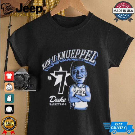 Official Kon Knueppel Duke Blue Devils Basketball Kon II Knueppel Cartoon t shirt