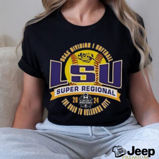 Official LSU Tigers 2024 NCAA Division I Softball Super Regional – Stanford, CA Shirt