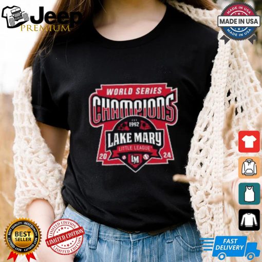 Official Lake Mary Little League 2024 World Series Champions Est 1992 logo shirt