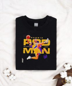 Official Lakers Dennis Rodman Slam Dunk Signature Shirt