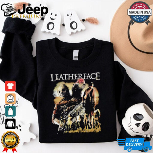 Official Leatherface Horror characters Halloween shirt