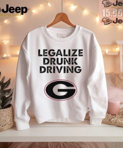 Official Legalize Drunk Driving Georgia logo t shirt