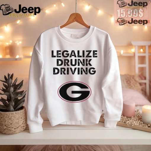 Official Legalize Drunk Driving Georgia logo t shirt