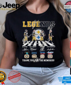 Official Legends Pittsburgh Steelers Thank You For The Memories T Shirt