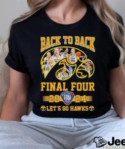 Official Let’s Go Iowa Hawkeyes Back To Back 2024 Final Four Shirt