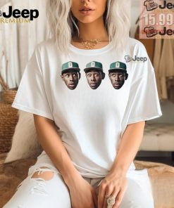 Official Lilpoolol tyler the creator three face T shirt