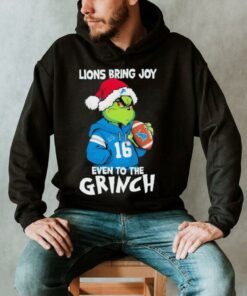 Official Lions Bring Joy Even To The Grinch shirt