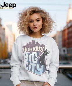 Official Little Kitty, Big City Gildan shirt