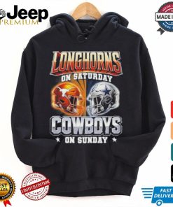 Official Longhorns On Saturday Cowboys On Sunday Shirt