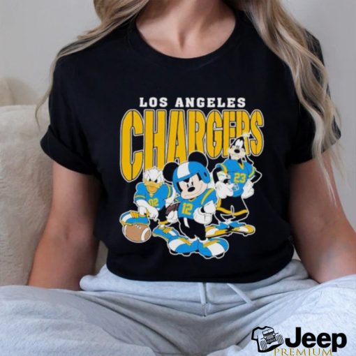 Official Los Angeles Chargers Mickey Donald Duck And Goofy Football Team 2024 T shirt