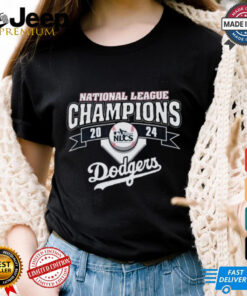 Official Los Angeles Dodgers 2024 National League Champions Franklin T Shirt