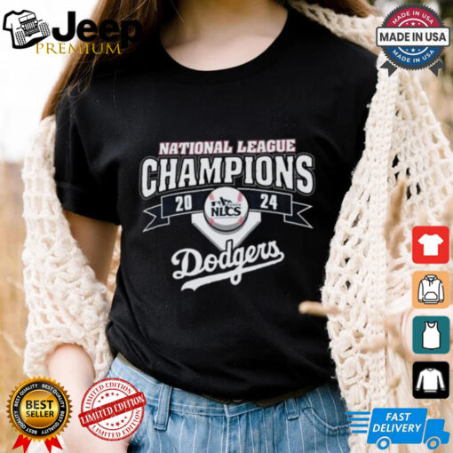 Official Los Angeles Dodgers 2024 National League Champions Franklin T Shirt