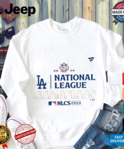 Official Los Angeles Dodgers 2024 National League Champions Locker Room T Shirt