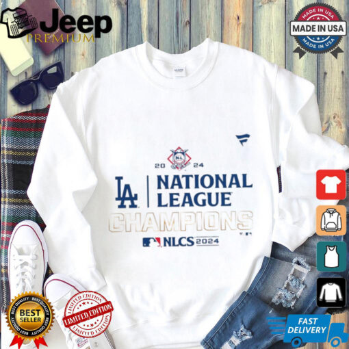 Official Los Angeles Dodgers 2024 National League Champions Locker Room T Shirt