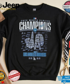 Official Los Angeles Dodgers 2024 World Series Champions Let’s Go Dodgers Names Hand Shirt