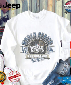 Official Los Angeles Dodgers ’47 Gray 2024 World Series Franklin T Shirt