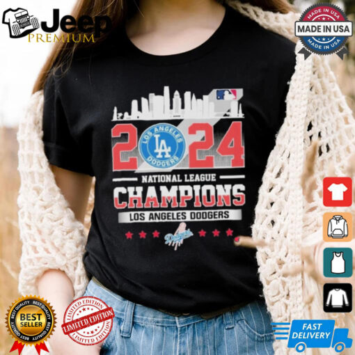 Official Los Angeles Dodgers City 2024 MLB National League Champions Shirt