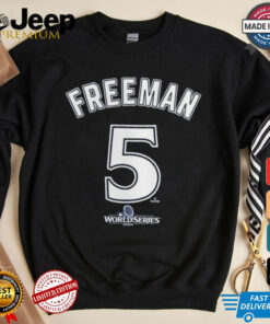 Official Los Angeles Dodgers Freddie Freeman #5 MLB 2024 World Series t shirt