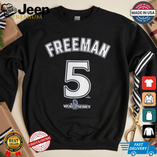 Official Los Angeles Dodgers Freddie Freeman #5 MLB 2024 World Series t shirt