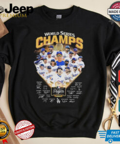 Official Los Angeles Dodgers Let’s Celebrate World Series Champions Shirt