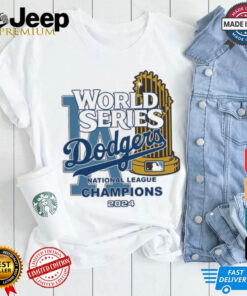 Official Los Angeles Dodgers MLB World Series National League Champions 2024 Let’s go Dodgers t shirt