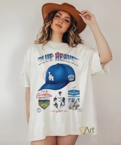 Official Los Angeles Dodgers On Earth Blue Heaven City Of Champions T shirt