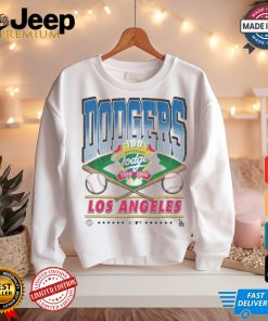 Official Los Angeles Dodgers White Straight Shot 47 Franklin Fashion Shirt