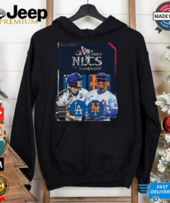 Official Los Angeles Dodgers vs. New York Mets 2024 NLCS Program Shirt