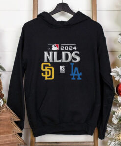 Official Los Angeles Dodgers vs. Padres 2024 MLB NLDS Matchup Set Logo Shirt